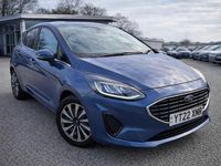Used Ford Fiesta Titanium 100 HP (73 kW) 2022 Blue Hatchback