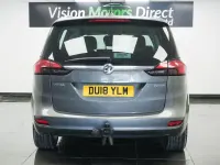 Used Vauxhall Zafira Tourer SRi 140 HP (102 kW) 2018 Grey MPV