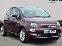 Used Fiat 500 Lounge 69 HP (50 kW) 2019 Red Hatchback