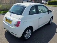 Used Fiat 500 Pop 69 HP (50 kW) 2014 White Hatchback