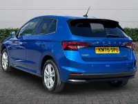 Used Skoda Fabia SE L 85 HP (62 kW) 2025 Race blue metallic Hatchback