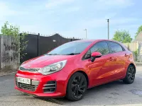 Used Kia Rio 89 HP (65 kW) 2015 Red Hatchback