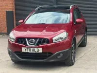 Used Nissan Qashqai +2 N-TEC 2011 Red SUV