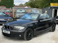 Used BMW 120 Cabriolet M Sport 2011 Black Cabriolet