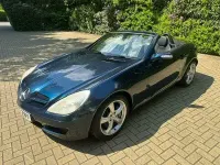 Used Mercedes SLK350 272 HP (200 kW) 2005 Blue Cabriolet
