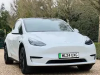 Used Tesla Model Y Long Range AWD 378 kW (514 HP) 2024 White SUV