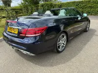 Second-hand Mercedes E200 AMG 184 CP (135 kW) 2013 Albastru Cabrio