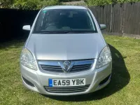 Used Vauxhall Zafira 115 HP (84 kW) 2009 Silver MPV