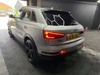 Used Audi Q3 Black Edition 150 HP (110 kW) 2018 Silver SUV