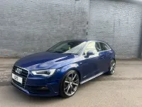 Used Audi A3 S-Line 2015 Blue Hatchback