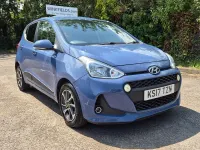 Used Hyundai i10 Premium 66 HP (48 kW) 2017 Blue Hatchback