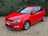 Used VW Polo Match 75 HP (55 kW) 2017 Red Hatchback