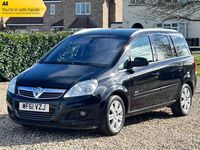 Used Vauxhall Zafira Elite 110 HP (80 kW) 2011 Black MPV