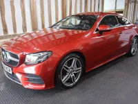 Used Mercedes E350 AMG line 2020 Red Coupe