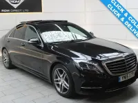 Begagnad Mercedes S350 AMG line 2015 Svart Sedan
