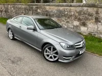 Używany Mercedes C220 Sport Edition 2014 Srebrny Coupe