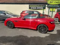 Begagnad Mercedes SLK250 AMG 2014 Röd Cab