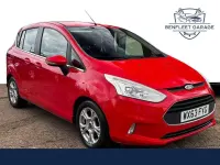 Used Ford B-MAX Zetec 100 HP (73 kW) 2013 Red MPV