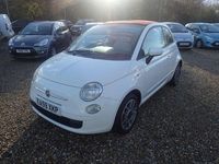 Used Fiat 500C Pop 69 HP (50 kW) 2009 White Cabriolet