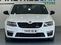 Used Skoda Octavia vRS 184 HP (135 kW) 2015 White Hatchback