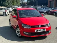 Used VW Polo Match 85 HP (62 kW) 2012 Red Hatchback