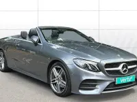 Used Mercedes E220 AMG line 194 HP (142 kW) 2018 Grey Cabriolet