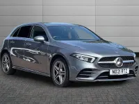 Used Mercedes A250 AMG line 218 HP (160 kW) 2021 Grey Hatchback
