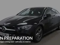 Used Mercedes CLA200 AMG Line Premium 163 HP (119 kW) 2022 Black Coupe