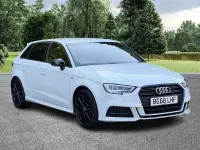 Used Audi A3 Sportback Black Edition 116 HP (85 kW) 2018 White Hatchback