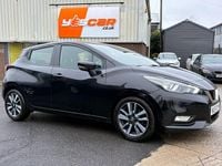 Begagnad Nissan Micra Acenta 90 HK (66 kW) 2017 Svart Halvkombi
