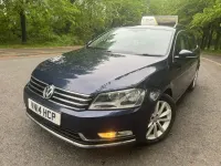 Begagnad VW Passat Executive 2014 Blå Kombi