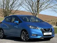 Used Nissan Micra Acenta 71 HP (52 kW) 2017 Blue Hatchback