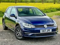 Begagnad VW Golf VII SE 125 HK (91 kW) 2017 Blå Halvkombi