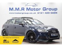 Used Audi A3 Sportback S-Line 2017 Blue Hatchback