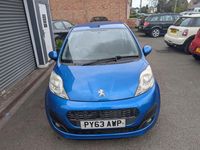 Second-hand Peugeot 107 Active 68 CP (50 kW) 2014 Albastru Hatchback