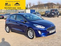 Used Ford Fiesta Zetec 101 HP (74 kW) 2018 Blue Hatchback