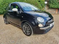 Used Fiat 500 69 HP (50 kW) 2015 Black Hatchback