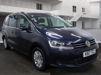 Begagnad VW Sharan SE 150 HK (110 kW) 2017 Blå Minibuss
