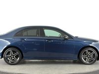 Used Mercedes A250 AMG line 218 HP (160 kW) 2021 Blue Sedan