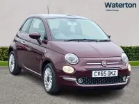 Used Fiat 500 Lounge 69 HP (50 kW) 2015 Red Hatchback