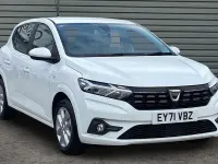 Used Dacia Sandero Comfort 91 HP (66 kW) 2021 White Hatchback