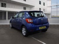Used Dacia Sandero Ambiance 75 HP (55 kW) 2015 Blue Hatchback