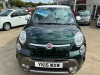 Used Fiat 500L Trekking 85 HP (62 kW) 2015 Green white MPV