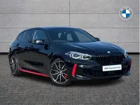 Used BMW 128 Shadowline 265 HP (194 kW) 2021 Black sapphire metallic paint Hatchback