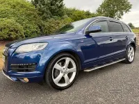 Used Audi Q7 S-Line 245 HP (180 kW) 2014 Blue SUV
