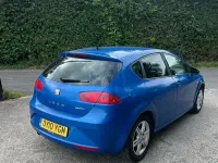 Used Seat Leon Ecomotive 105 HP (77 kW) 2010 Blue Hatchback