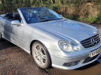 Used Mercedes CLK55 AMG 2004 Silver Cabriolet