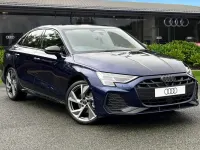New Audi A3 Black Edition 2026 Blue Sedan