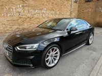Used Audi A5 S-Line 150 HP (110 kW) 2018 Black Coupe