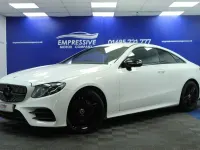 Used Mercedes E220 AMG line 194 HP (142 kW) 2019 White Coupe